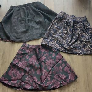 Club Monaco/ Talula 3 skirts